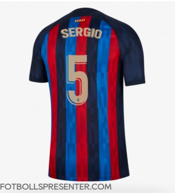 Barcelona Sergio Busquets #5 Hemma Matchtröja 2022-23 Kortärmad